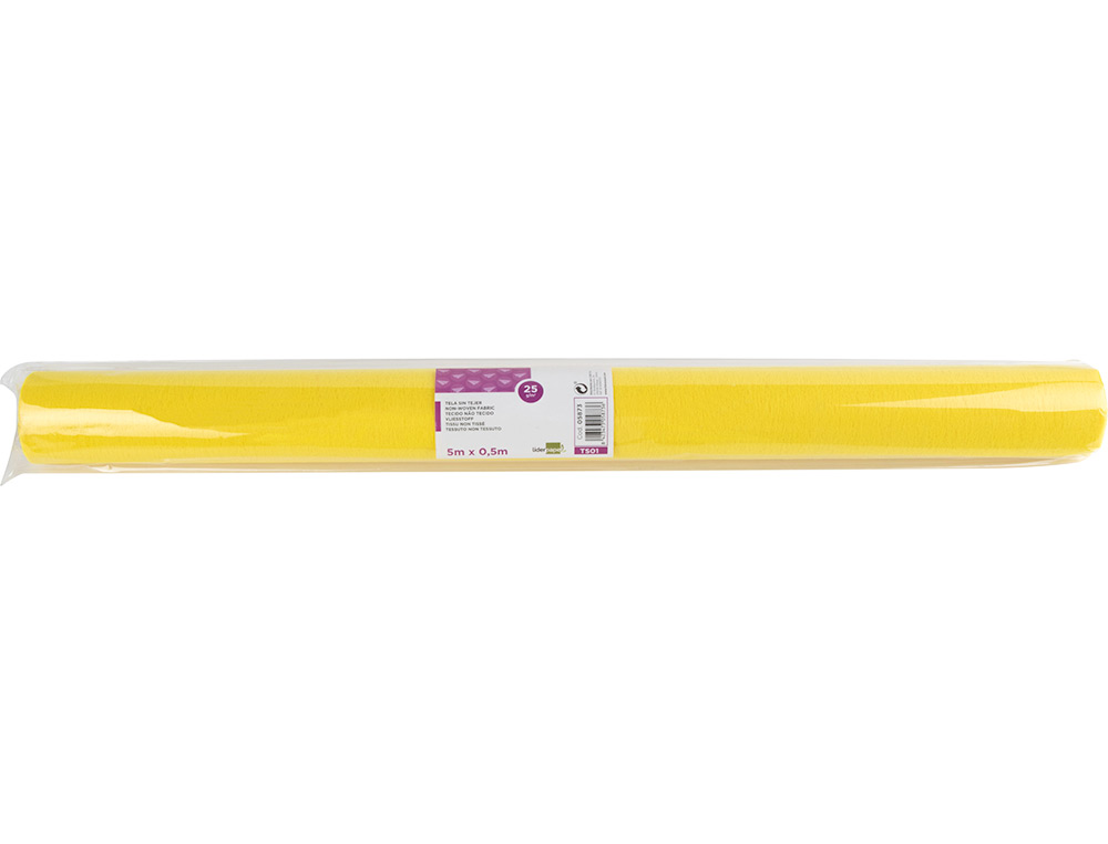 TEJIDO SIN TEJER LIDERPAPEL TERILENO 25 G/M2 ROLLO DE 5 MT AMARILLO