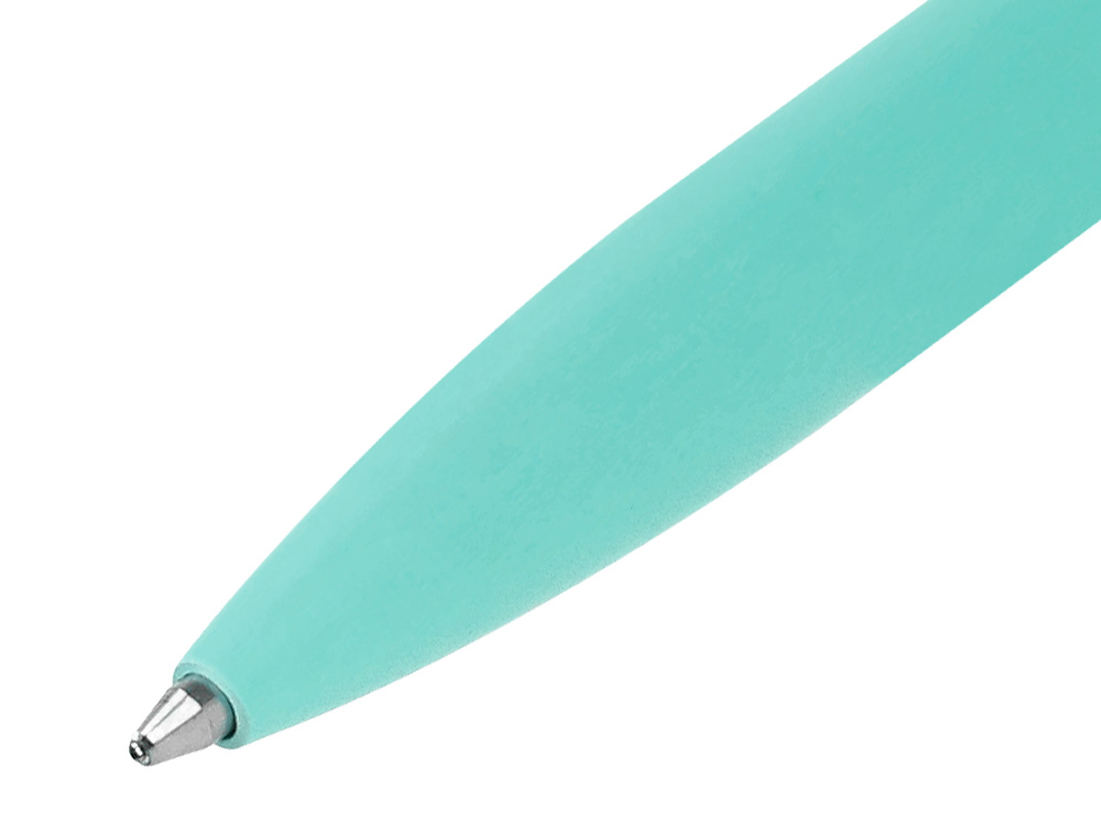 BOLIGRAFO BELIUS BARI SET CON 2 BOLIGRAFOS COLOR CELESTE PUNTA 1 MM TINTA AZUL EN CAJA DE REGALO